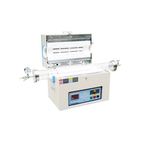 Four de tube de quartz d'université, four 1200 de laboratoires à hautes temp