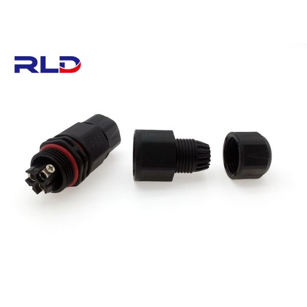Screw Threaded 3PIN 4 PIN IP68 Outdoor Lighting Connectors