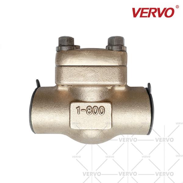 C95800 Bronze Check Valve 1 Class 800  NRV Lift Aluminum Forged Steel Check Valve