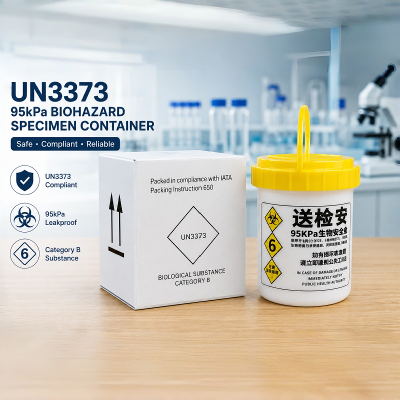 Durable Cardboard PP Container UN3373 Test Tube Rack Designed for 12 to 20 Tubes Providing Safe Sample Shipping Solution
