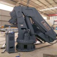 GV mobile de la CE de Crane Ship Mounted Crane de port de bras pliable
