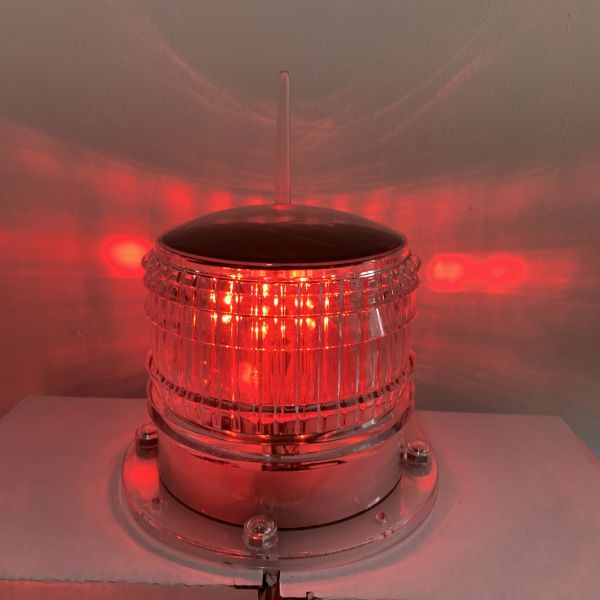 Dia150mm*H180mm Flashing Rechargeable Solar Road Lights Traffic Marine Magnetic Led Flashing Lights Barricade Light