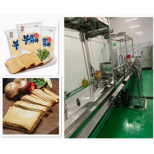Textured Fiber Vegetarian Snack Food Extruder Process Line,Unique Design,5-stars services