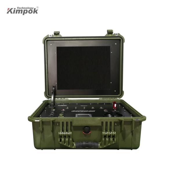 1080P/720P Video Resolution 4 Channels COFDM HD Video Transmitter Outdoor Wireless AV Receiver Built-in 17 inch Monitor