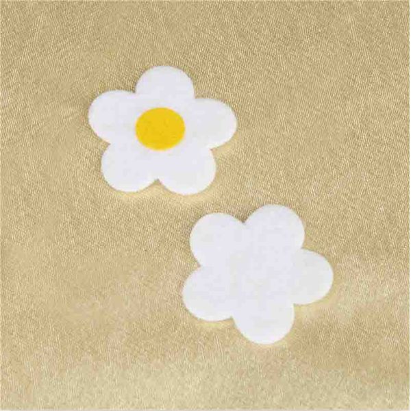 Sunflower Applique Padded Applique Crafts For Girls's Hairpins Size 30 mm