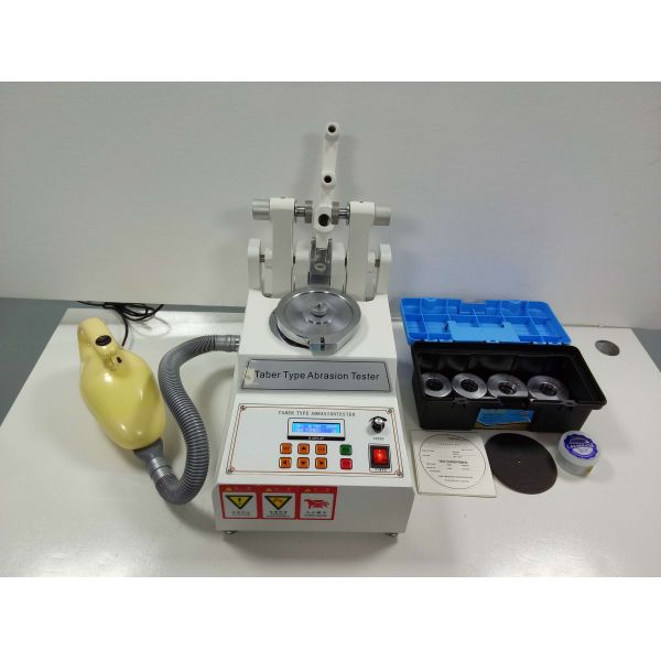 ASTM D4060 Taber Abrasion Resistance Tester de goma para de goma natural, de cuero