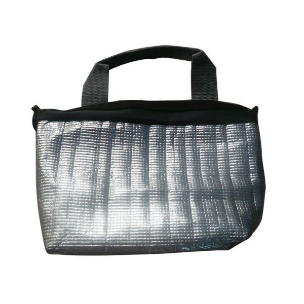 Reusable Water Proof 600D Oxford Black Fabric Thermal Insulated Cooler Bags For Food