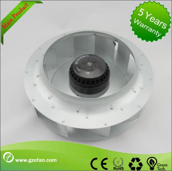 Low Noise Quiet AC Backward Centrifugal Fan For Ventilating Units Ball Bearing Nsk