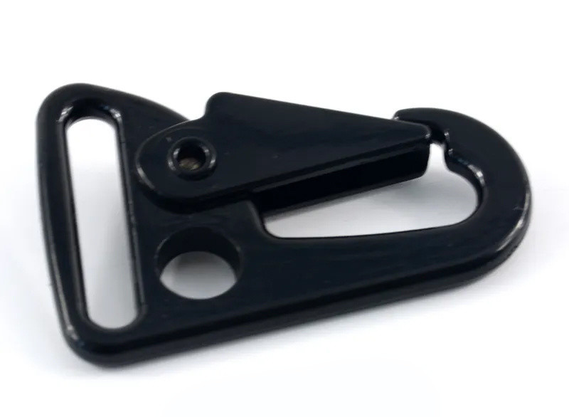Black 25mm Metal HK Keychain Snap Eagle Hook for Pet Collar estimated delivery time