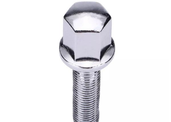 Custom Titanium Wheel Hub Bolt Nut GR5 / Ti6al4v DIN GB ASME ISO Standard