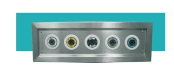 Wall Mounted Medical Gas Terminal Unit Customized Oxygen Terminal Unit