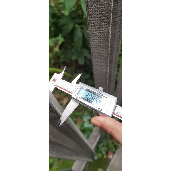 Weatherproof FRP Fiberglass Pultruded Tube Anti-Corrosion Fence Rust-Free Garden Farm Park Residential Maintenance