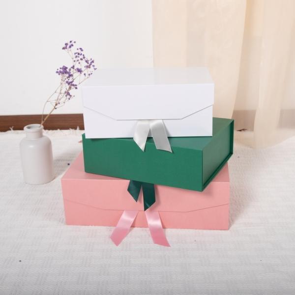 Eco-Friendly Foldable Magnetic Rigid Box For Tea Chocolate Or Handmade Goods