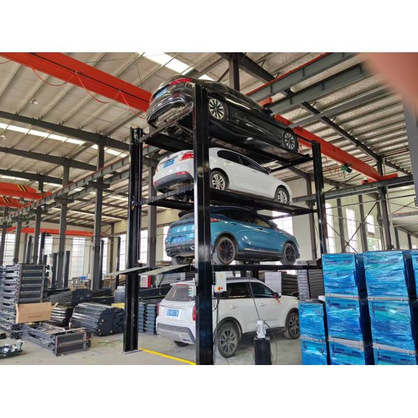 4 Level Parking System/Quadruple Stacker Car Parking Lift/Four Level Parking Lift/4 Cars Storage Lift