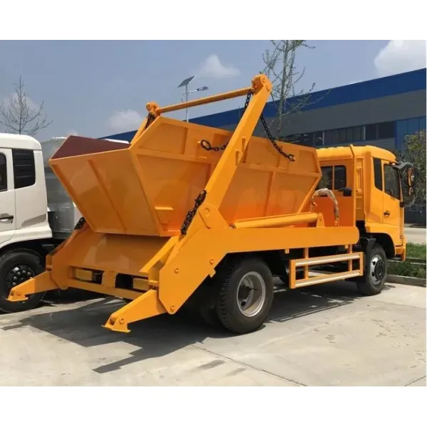 Dongfeng Swing Arm Garbage Truck 8cbm 10cbm Refuse Collection Truck