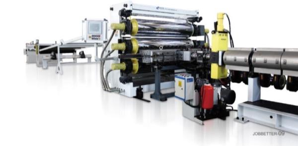 Plastic HIPS PMMA TPO ABS Sheet Extrusion Line