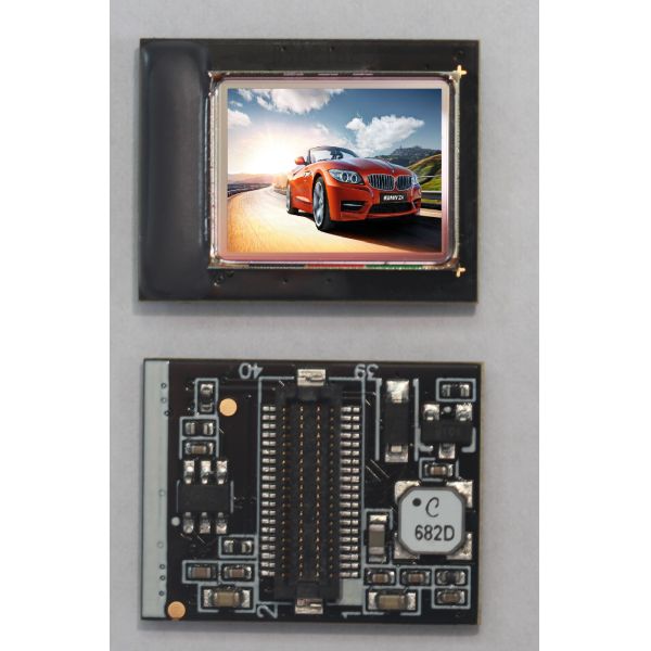 Разрешение 1400×1050, Максимальная яркость 30000cd/m2, Цвет дисплея Однозеленый, высококачественный 0,60-дюймовый микро OLED-микродисплей на основе кремния для VR AR и дронов