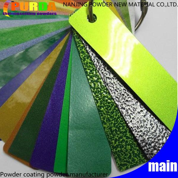 Outdoor Crackle Powder Coating , Protective Powder Coating Eco - Friendly