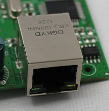 Ethernet Cable RJ45 Jack Single Port With Internal Filter W/O EMI Fingers