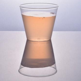 Taças descartáveis redondas transparentes 5OZ PS com logotipo personalizado