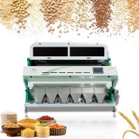 A alta velocidade 6 feijões de café da macadâmia do arroz do RGB da rampa colore a máquina de classificação com certificado do CE