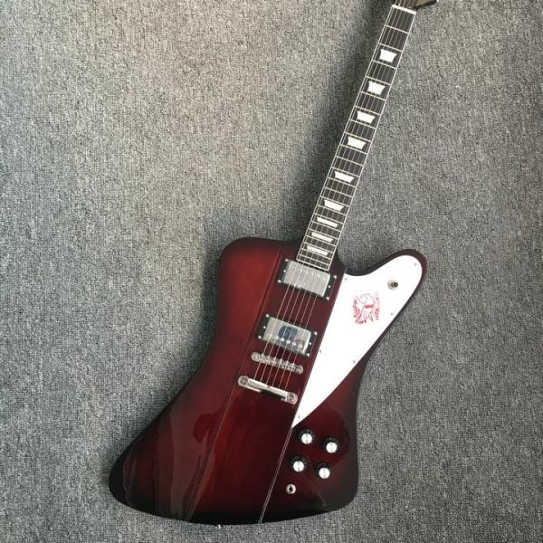 Chibson firebird electric guitar dark red finish firebird guitar free shipping honeyburst firebird guitar