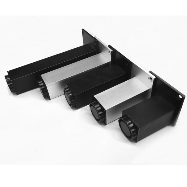 Регулируемый квадратный алюминиевый профиль Мебель ноги для современного дивана поддержки 25kg-100kg