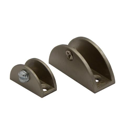 Fixed Glass Holder YS-038S, Zinc Alloy,  for glass 6-8mm, finishing chrome or Satin