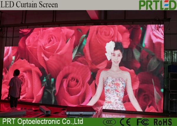 Waterproof P10.416 LED Curtain Screen , Indoor Outdoor Stage Background LED Screen