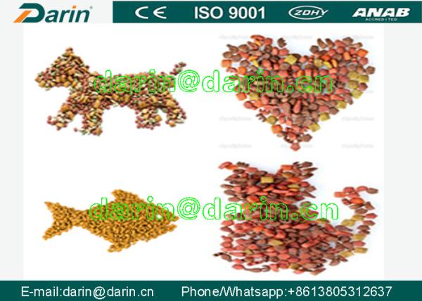 Multifunction Stainless Steel full automatic Pet Food Extruder / Feed Pellet Extruder