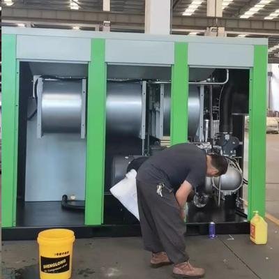 Water Lubricated Quiet Oil Free Portable Air Compressor Energy Savings 110kW