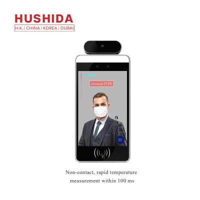 Série interna de Live Detection WF3 do controle de acesso da cara de 8 polegadas com câmera binocular