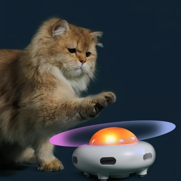 UFO Automatic Smart Pet Toy For Dog Cat Stimulating Hunting Instincts