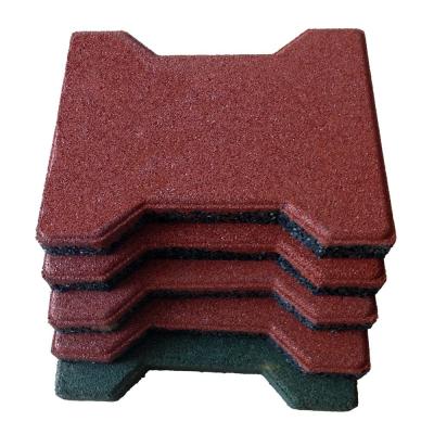 SBR Rubber Paving Stones Colorful Rubber Stall Mats Anti Slip