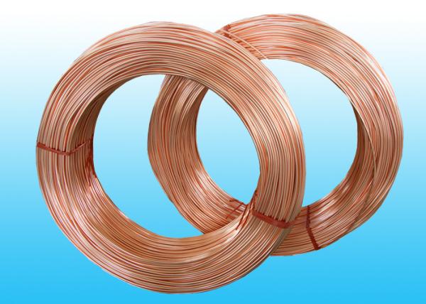 Welded Refrigeration Copper Tube / Steel  Pipe For Refrigerator 6 * 0.5 mm