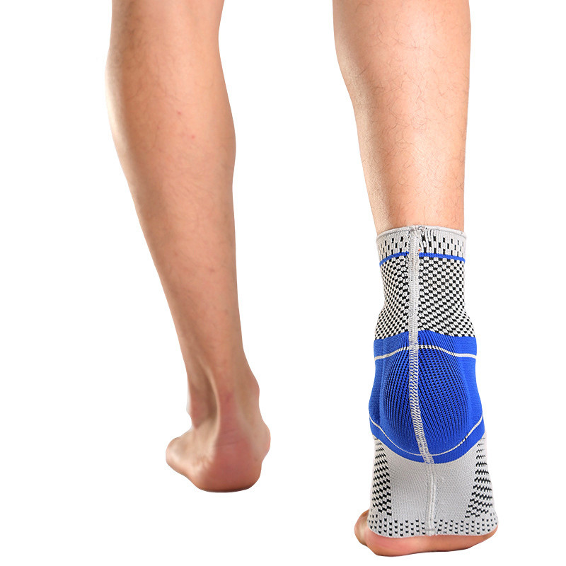3D Elastic Silicone Sport Ankle Support Brace for Protection Projects Tennis Balls