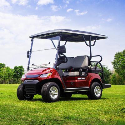 Independent Suspension 60V 72V 6 Seater Electric Golf Buggy Open Body