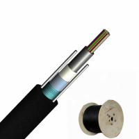 LSZH 24 creusent le câble optique blindé Applicatio aérien de fibre de GYXTW