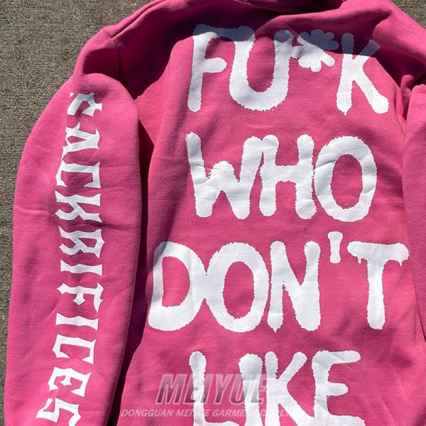 Anti Pilling Custom Full Face Zip Up Hoodies Skull Print Hoodies 500 Gsm