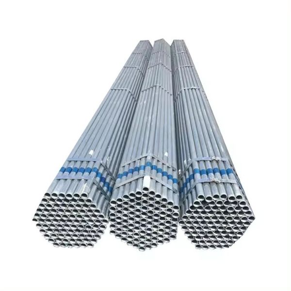 Direct Supply 1 1/2 3 4 Inch Hot Dipped Galvanized Steel Seamless Pipe Round Hot