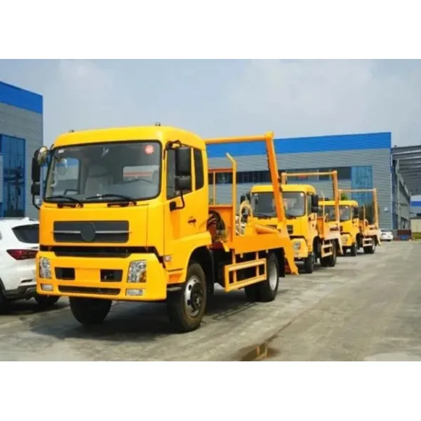Dongfeng Swing Arm Garbage Truck 8cbm 10cbm Refuse Collection Truck