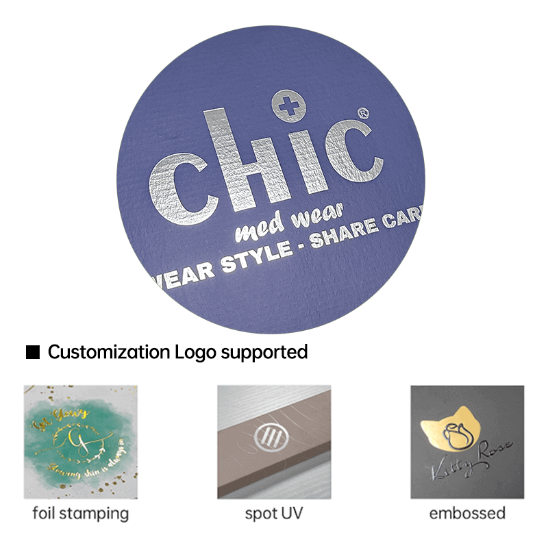 Заказ на заказ Приемлен блестящий серебряный логотип одежда футболка нижнее белье упаковка коробка набор