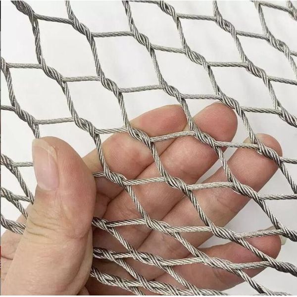 Stainless Steel Rope Mesh SS304/316 for Zoo and Balustrade