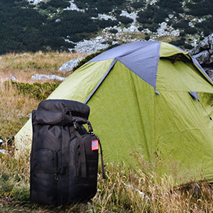 70l Camping Hiking Backpack Molle Rucksack Waterproof Travel Daypack