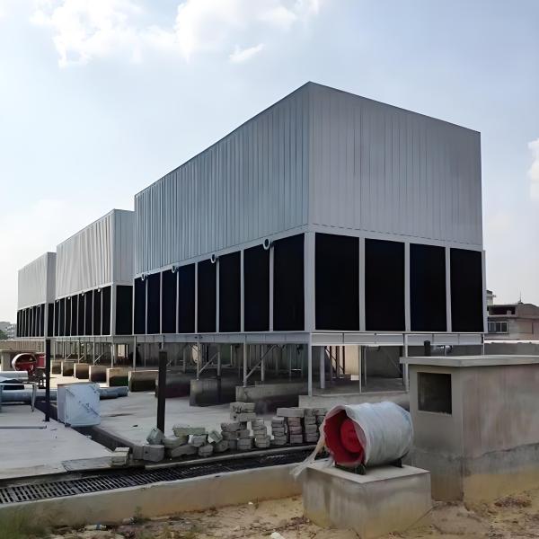 Easy to Operate 150T Open Type High Temperature FRP Cooling Tower Square Cross-flow Cooling Tower