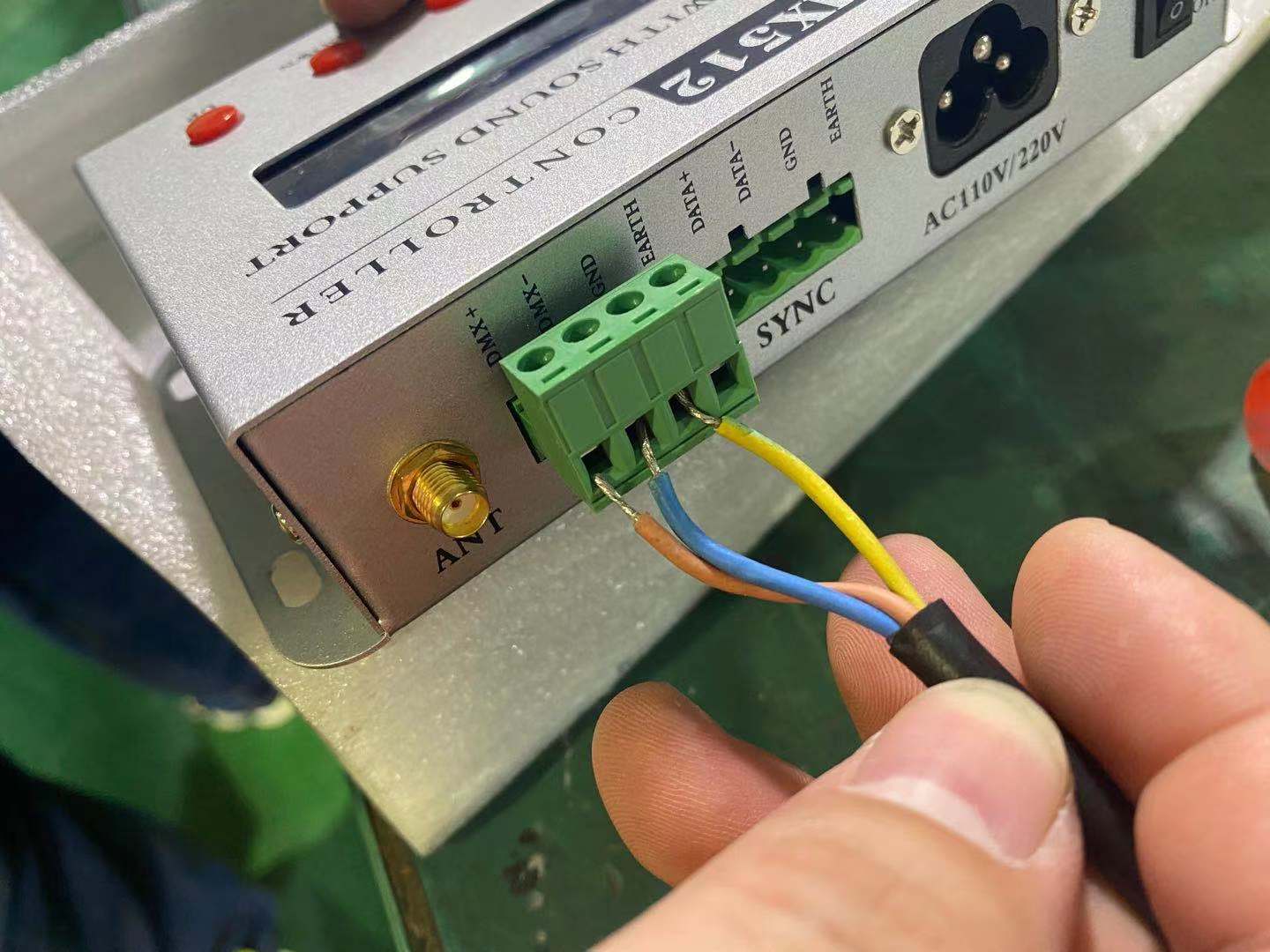 свет потока СИД 50w IP66 RGB с регулятором цвета DMX512 изменяя