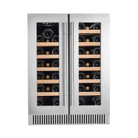 Ventas directas de fábrica 68 botellas de roble laminado vino tinto refrigeración de pantalla vino tinto congelador