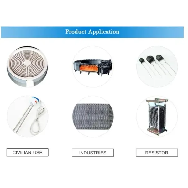Cr27al7mo2 Belt for Double Strip Coils Braking Resistor