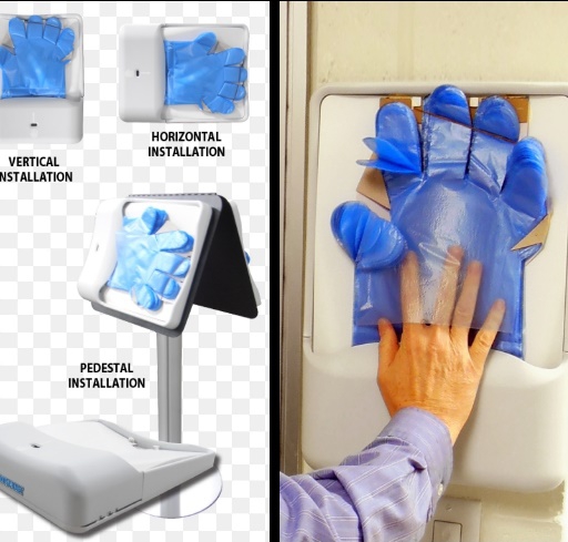 PC ABS Automatic Glove Dispenser PE Glove Household Kitchen Food Preparation