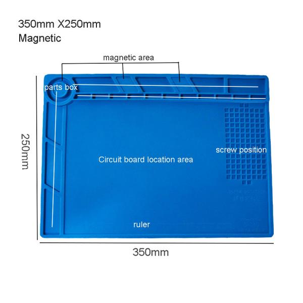 Anti Static Repair Mat Heat Insulation Soldering Pad 650g For Working Platform
